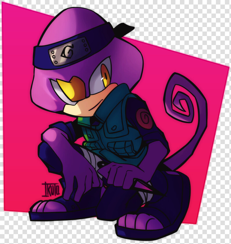 Espio The Chameleon Naruto  HD Png DownloadTransparent PNG