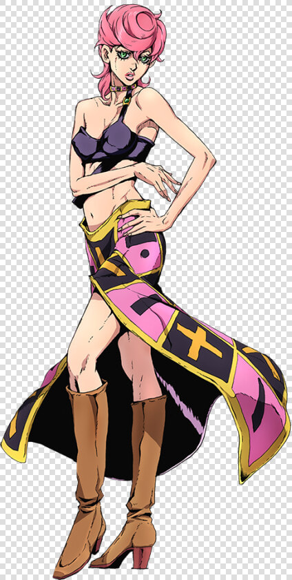 Trish Una Anime   Jojo  39 s Bizarre Adventure Trish  HD Png DownloadTransparent PNG