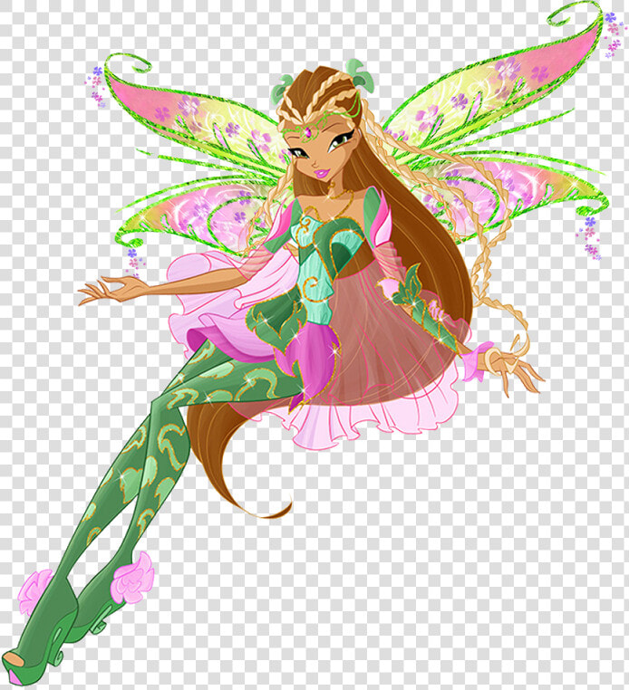  flora  winx  winxclub Winxflora  fairy  flower  green   Winx Club Flora Fee  HD Png DownloadTransparent PNG