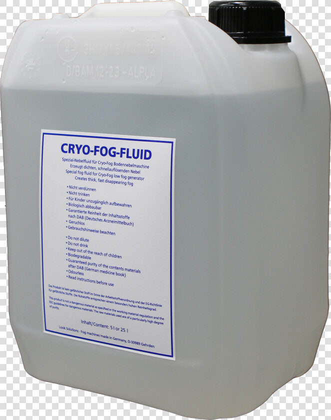 Case 4 Cryo fog Fluid 5l   Regular Fog 5l  HD Png DownloadTransparent PNG