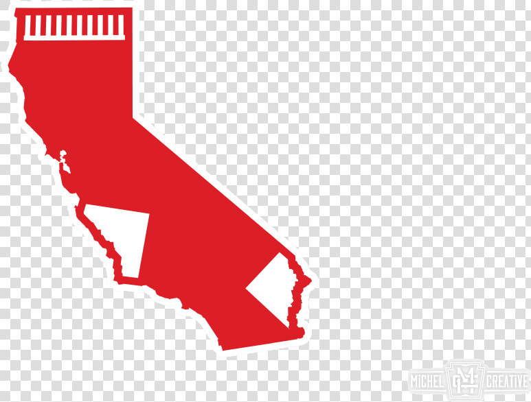 Sox Sticker Decals   Red Sox California Shape Sticker  HD Png DownloadTransparent PNG