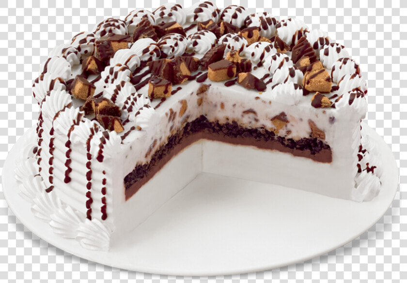 Reese S Peanut Butter Cups Blizzard Cake   Dairy Queen Blizzard Cakes  HD Png DownloadTransparent PNG