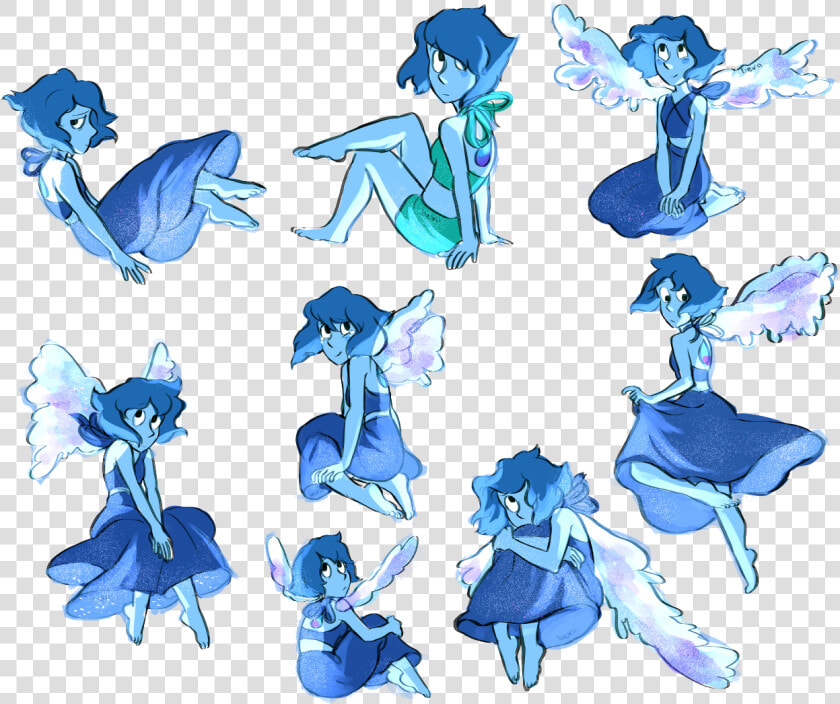 Fusion  Gem  And Steven Universe Image   Lapis Lazuli Steven Universe Sentada  HD Png DownloadTransparent PNG