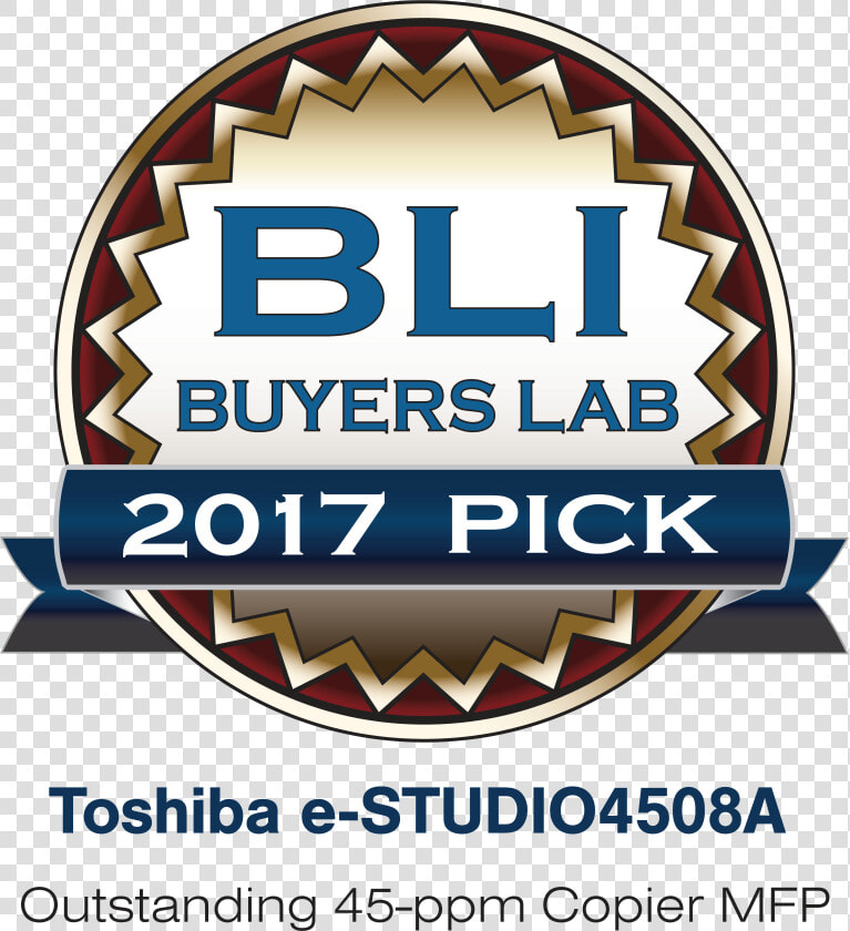 Toshiba S Latest Monochrome Product Surpassed Comparable   Bli Buyers Lab 2018 Pick  HD Png DownloadTransparent PNG