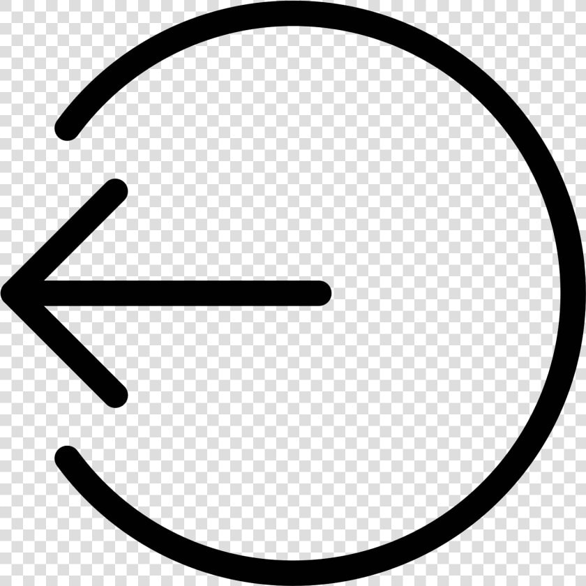 Logout Rounded Left Icon   Circle  HD Png DownloadTransparent PNG