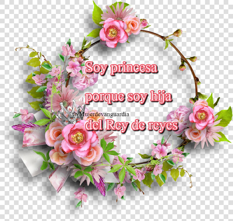 Soy Princesa Porque Soy Hija Del Rey De Reyes   Круглые Рамки Из Цветов  HD Png DownloadTransparent PNG