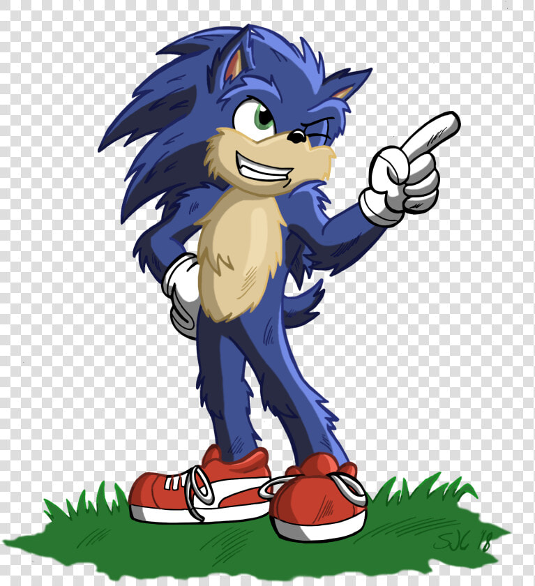 Did An Attempt At Movie Sonic  Based On The Leaked  HD Png DownloadTransparent PNG