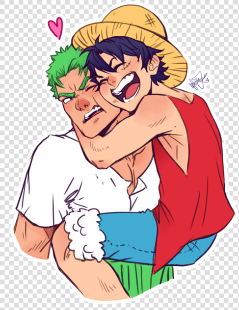 Gomu Gomu No Glomp   Zolu Luffy X Zoro  HD Png DownloadTransparent PNG