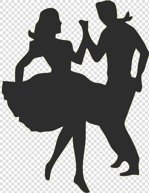 Ballroom Dance Swing Social Dance Country western Dance   Silhouette Square Dance  HD Png DownloadTransparent PNG