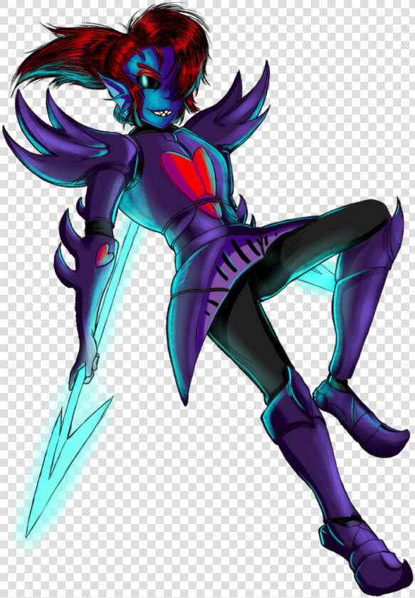 Wooo Finally Finished Undyne The Undying Really Happy   Cartoon  HD Png DownloadTransparent PNG