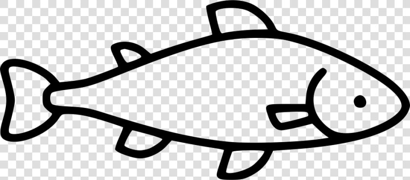 Salmon   Line Drawing Salmon Slab  HD Png DownloadTransparent PNG