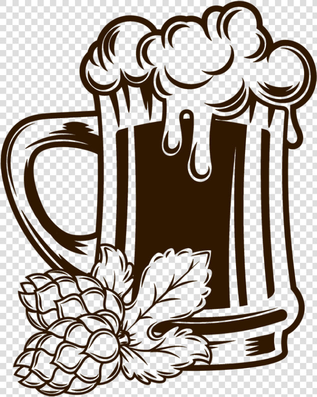 Pin Beer Mug Clipart Black And White   Beer Mug Sketch Png  Transparent PngTransparent PNG