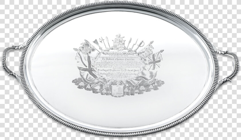 George Iii Silver Tray For Lt   Silver  HD Png DownloadTransparent PNG