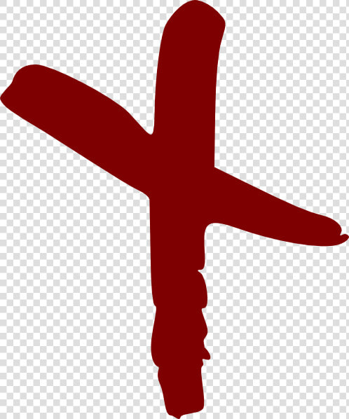  red  ink  brush  stroke  smudge  paint  mark  line   Red Cross Paint Brush Png  Transparent PngTransparent PNG