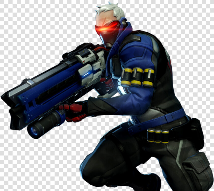 Overwatch Soldier 76 Png Vector Black And White   Overwatch Soldier 76 Transparent  Png DownloadTransparent PNG