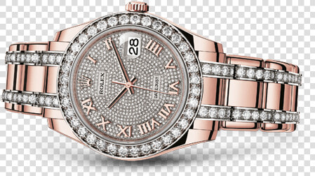 Rolex Women Watches Rose Gold  HD Png DownloadTransparent PNG