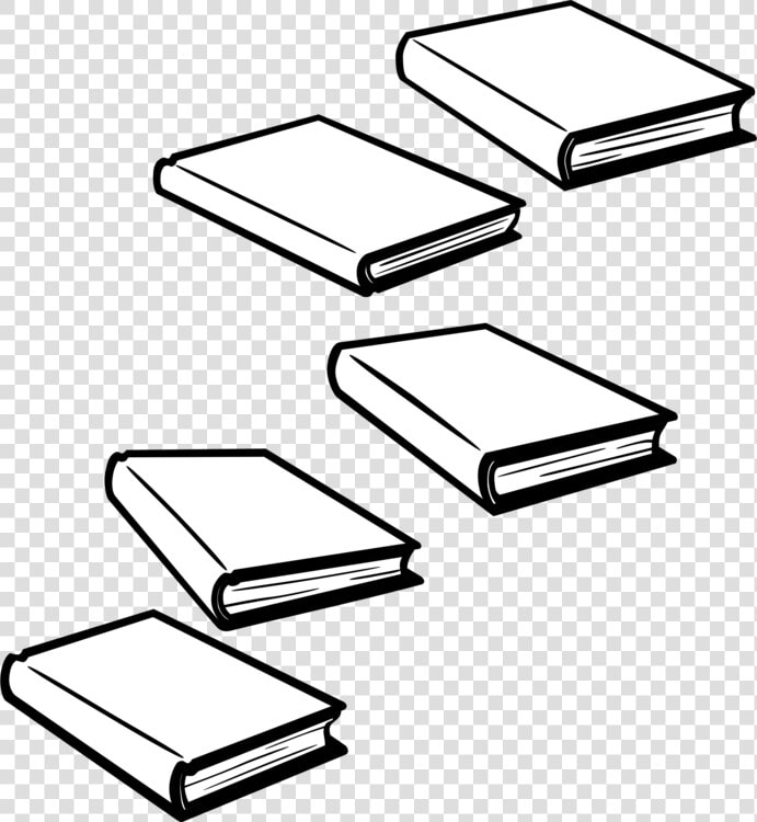 Transparent Books Drawing Png   Five Books Clipart Black And White  Png DownloadTransparent PNG