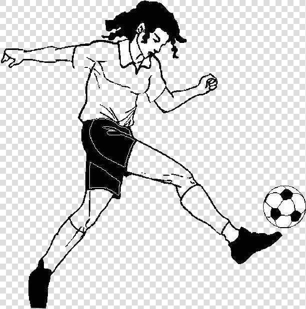 Football Sport Animation Kick   Animation Girl Playing Soccer  HD Png DownloadTransparent PNG