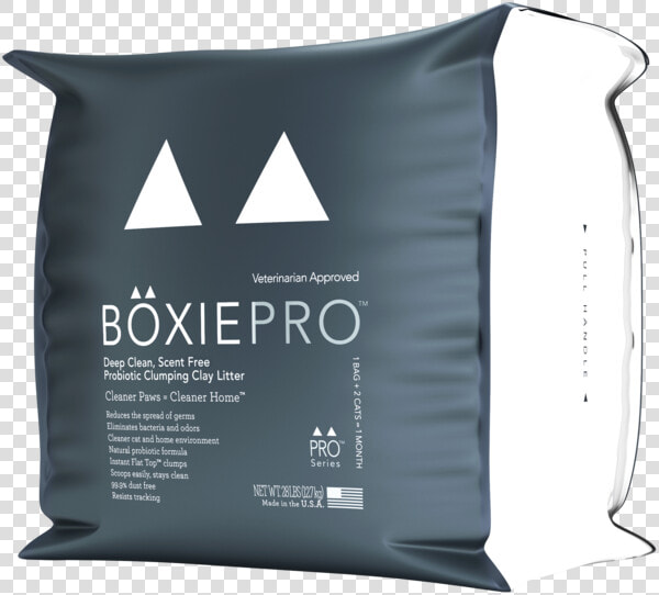 Boxiepro Cat Litter 28 Lb Bag 3 4 Angle   Boxiecat Litter  HD Png DownloadTransparent PNG