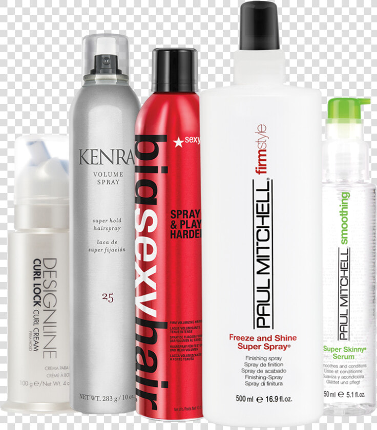 Assortment Of Professional Styling Products  HD Png DownloadTransparent PNG