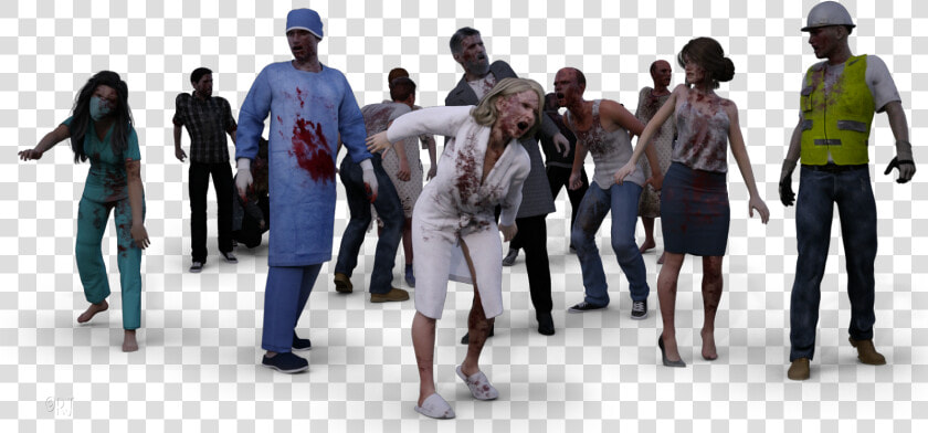 Zombie Horde Png  Transparent PngTransparent PNG