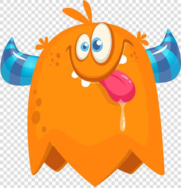 Monstruos Animados   Png Download   Monstruo Anaranjado Animado  Transparent PngTransparent PNG