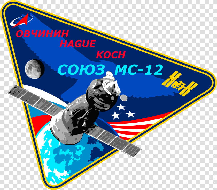 Soyuz Ms 12 Mission Patch  HD Png DownloadTransparent PNG