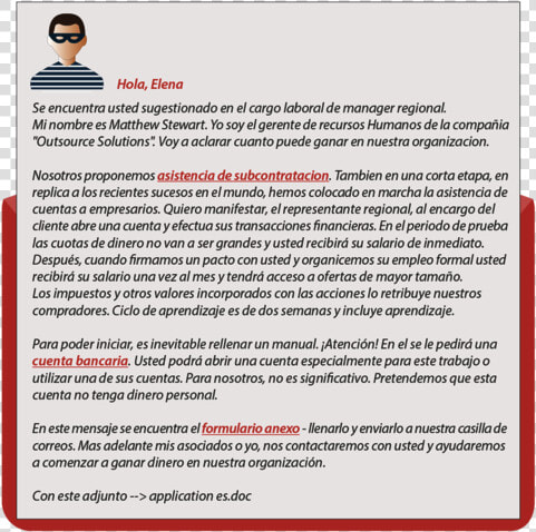 Correo De Respuesta Del Ciberdelincuente   Email A Recursos Humanos  HD Png DownloadTransparent PNG