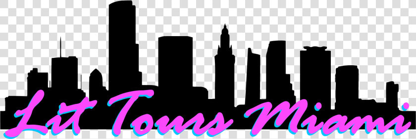 Miami City Skyline Vector  HD Png DownloadTransparent PNG