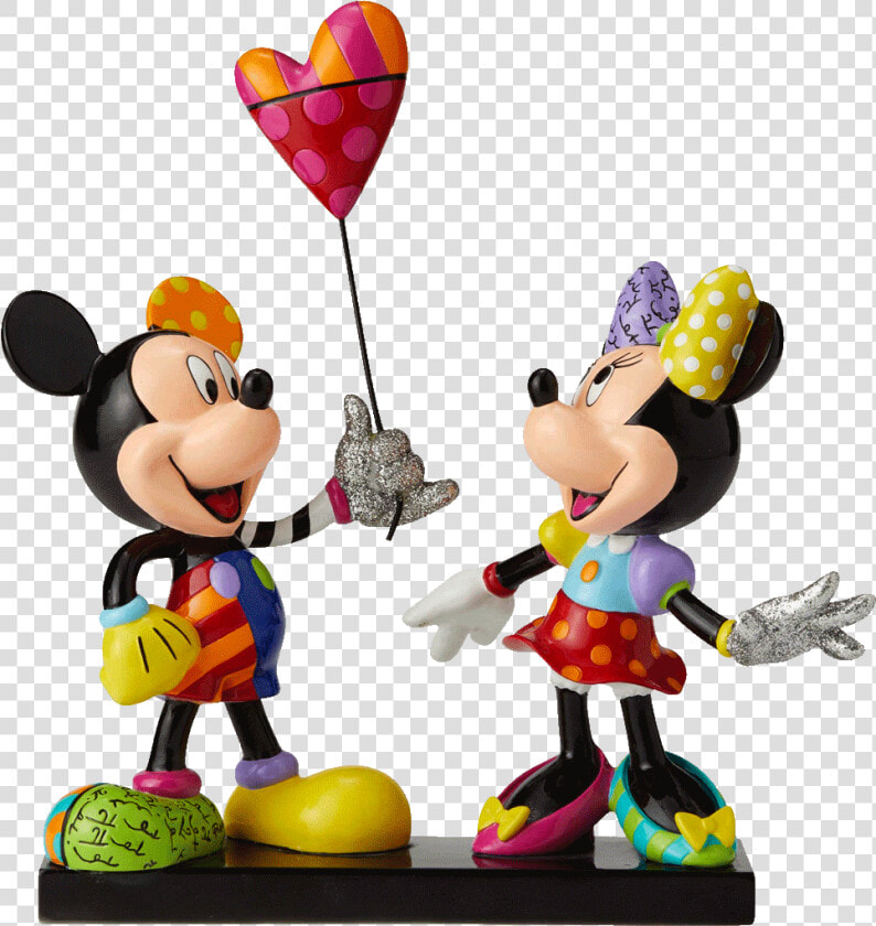 Mickey  amp  Minnie Limited Edition   Romero Britto Mickey And Minnie Limited Edition  HD Png DownloadTransparent PNG