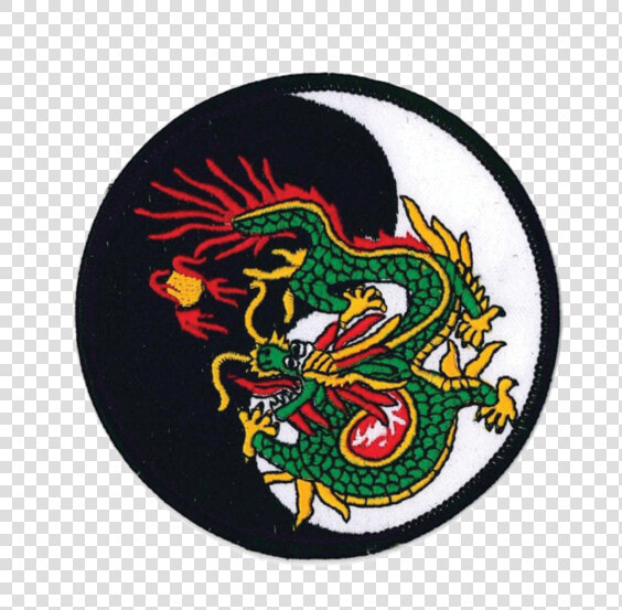 1273 Yin Yang Dragon Patch 4   Jiu Jitsu Yin Yang  HD Png DownloadTransparent PNG