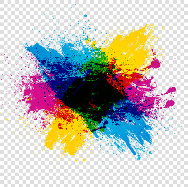   watercolour  watercolor  splash  brush  watercoloreplash   Cmyk Splash Png  Transparent PngTransparent PNG