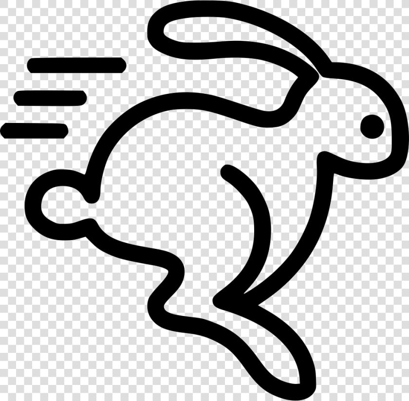 Running Rabbit   Slow And Fast Icon  HD Png DownloadTransparent PNG