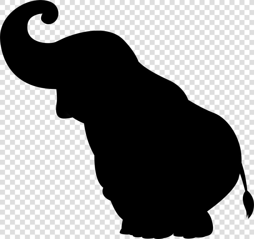 Cat African Elephant Indian Elephant Clip Art Silhouette  HD Png DownloadTransparent PNG