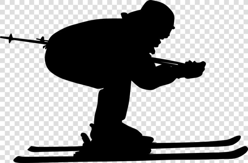 Skier  Aerodynamic  Isolated  Silhouette  Man  Pose   Skidåkare Tecknad Png  Transparent PngTransparent PNG