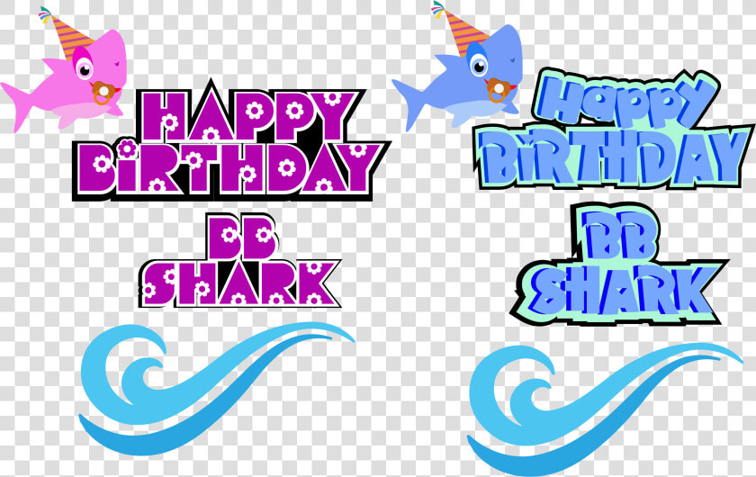 Birthday Svg  Shark   Boys Birthday  Eps Dxf  Cut Files    Birthday Shark Design Png  Transparent PngTransparent PNG