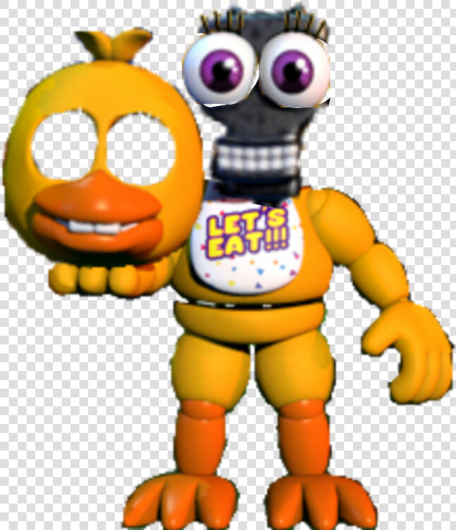 Chica Adventure Endo Head   Chica From Fnaf World  HD Png DownloadTransparent PNG