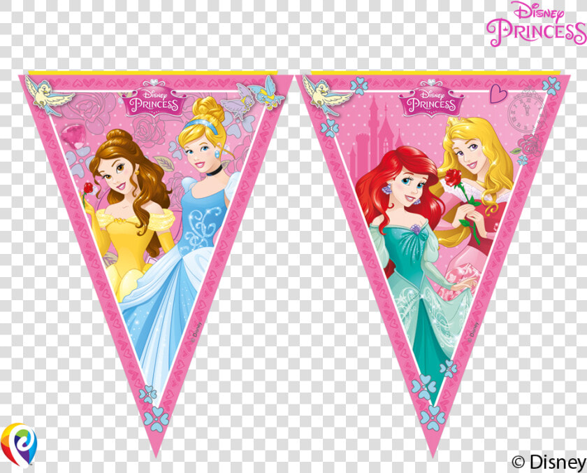 Transparent Pennant Banner Png   Disney Princess Happy Birthday Banner  Png DownloadTransparent PNG