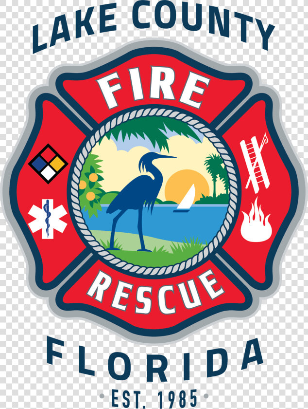 Lake County Fire Rescue Logo   Lake County  Florida  HD Png DownloadTransparent PNG