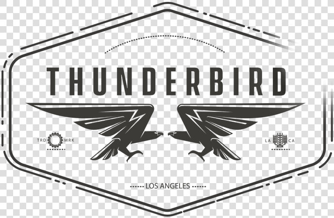 Faded logo2   Eagle   Thunderbird Los Angeles Logo  HD Png DownloadTransparent PNG