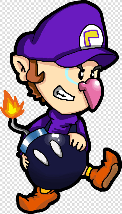 Waluigi Baby   Png Download   Baby Waluigi  Transparent PngTransparent PNG