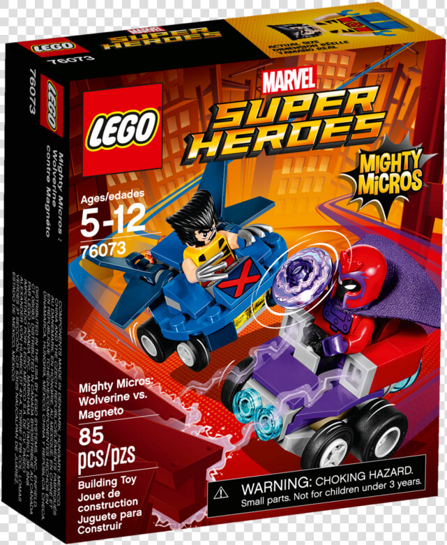 Lego Mighty Micros Wolverine Vs Magneto  HD Png DownloadTransparent PNG