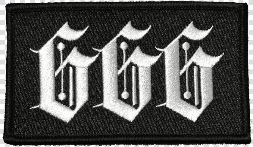 666   Embroidered Patch   Blackcraft Against All Gods T Shirt  HD Png DownloadTransparent PNG