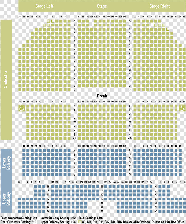 Smith Opera House Seating Chart  HD Png DownloadTransparent PNG