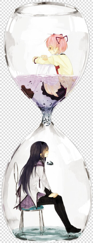 Anima Drawing Glass   Creative Hourglass Drawing  HD Png DownloadTransparent PNG