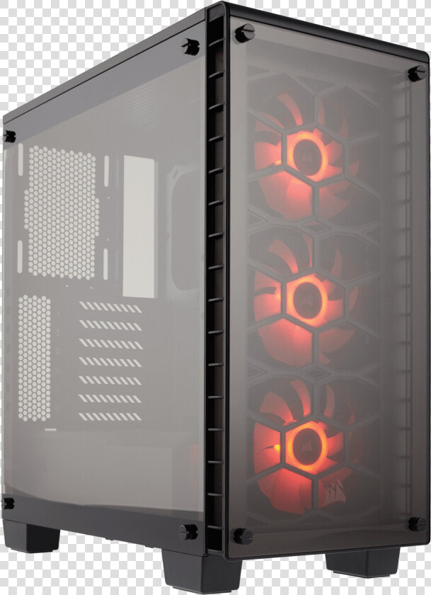 Corsair Crystal Series 460x Compact Atx Mid Tower   Corsair Crystal Series 460x  HD Png DownloadTransparent PNG