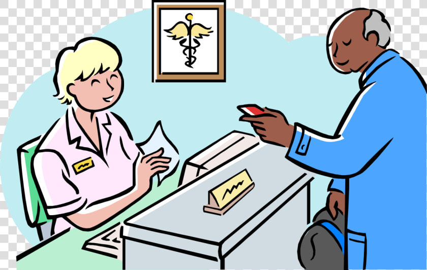 Communication  Tension  And Difficult Situations At   Hospital Receptionist Clipart  HD Png DownloadTransparent PNG