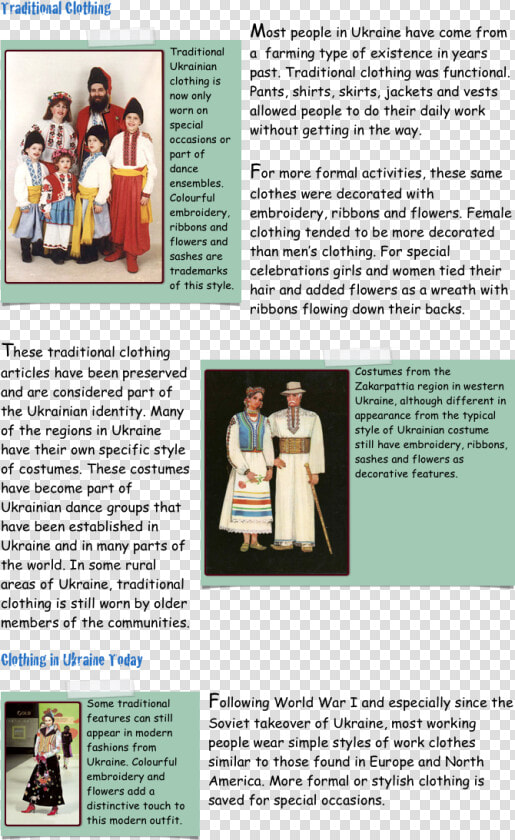 Traditional Clothing ￼most People In Ukraine Have Come   Traditional Ukrainian Clothing  HD Png DownloadTransparent PNG