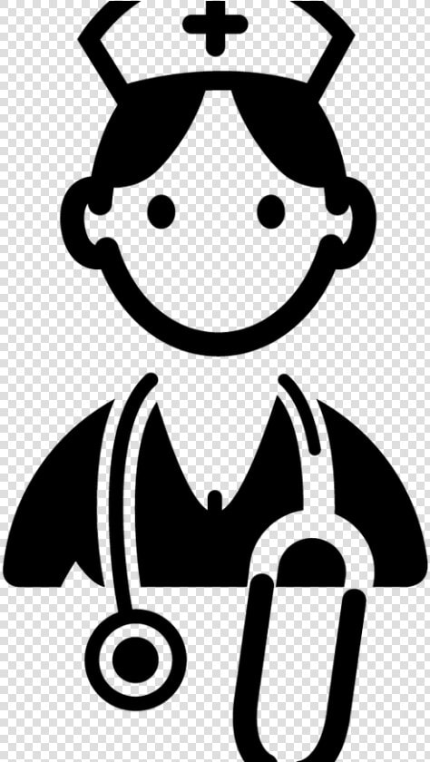 Collection Of Nursing Black And White   Black And White Nurse Clip Art  HD Png DownloadTransparent PNG