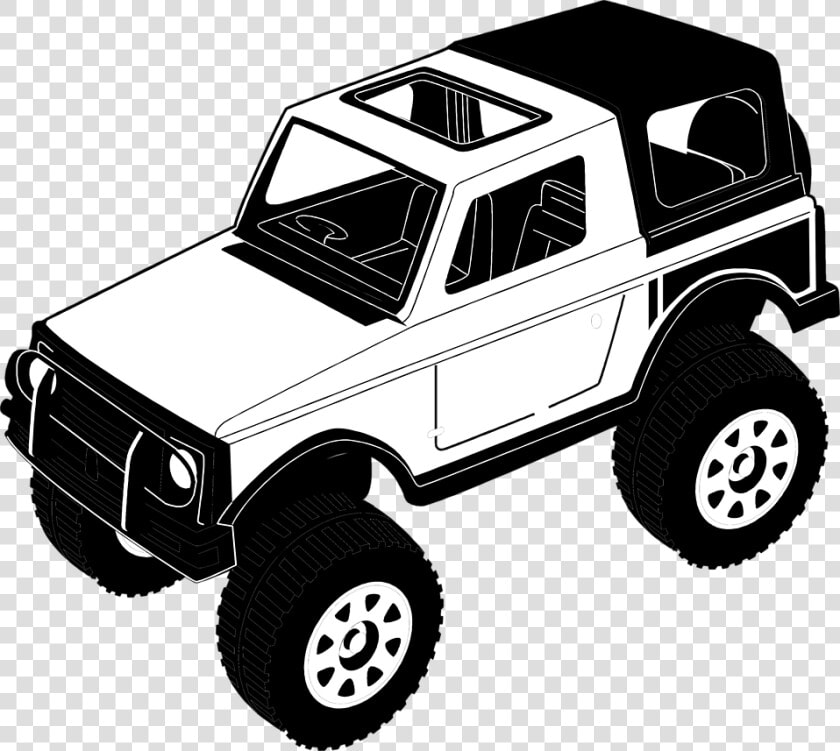 Jeep Clipart Transparent Background   Black And White Toy Jeep  HD Png DownloadTransparent PNG